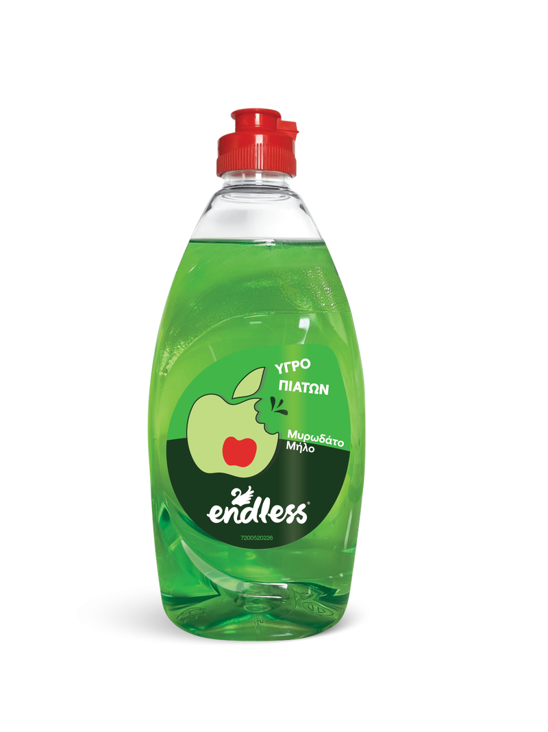 ENDLESS υγρό πιάτων μυρωδάτο μήλο 500ml – Υγρά Πιάτων