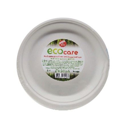 ECOCARE βιοδιασπώμενα πιάτα 23cm 10τεμ – Είδη Party για Σερβίρισμα