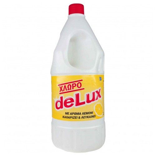 DELUX χλώριο λεμόνι 2lt – Καθαριστικά Μπάνιου