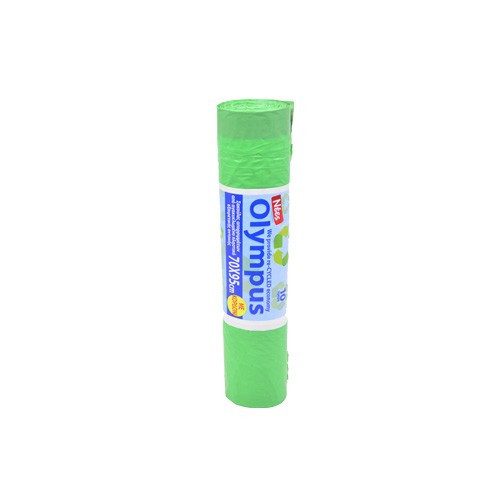 OLYMPUS σακούλες απορριμμάτων recycled με κορδόνι 70x95cm 10τεμ