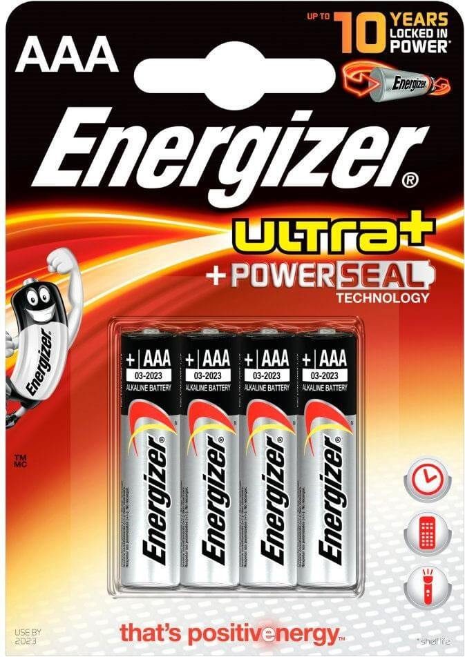 ENERGIZER μπαταρίες αλκαλικές AAA 4τεμ – Αλκαλικές Μπαταρίες