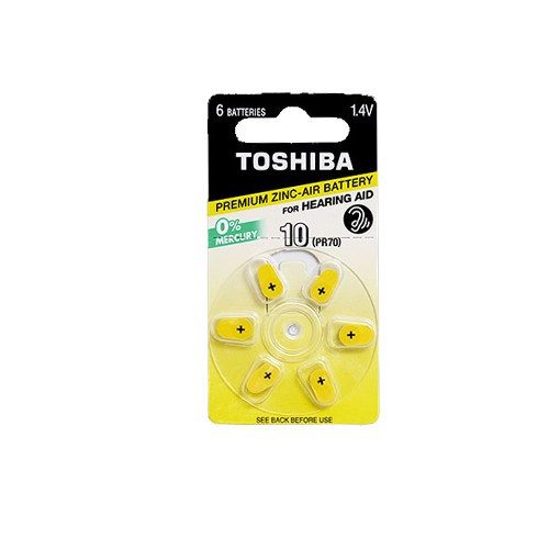 TOSHIBA μπαταρία PR70 10NE 1,4V 145mAh 6τεμ – Μπαταρίες Ακουστικών Βαρηκοΐας