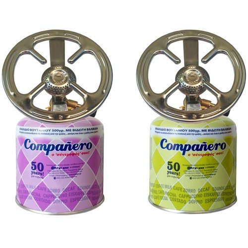 COMPANERO σετ καμινέτο μικρό με φιάλη 500ml με βαλβίδα ασφαλείας – Καμινέτα