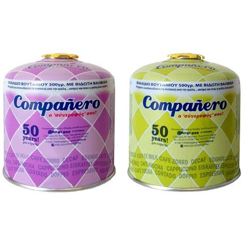 COMPANERO φιάλη με βαλβίδα ασφαλείας 500ml – Καμινέτα