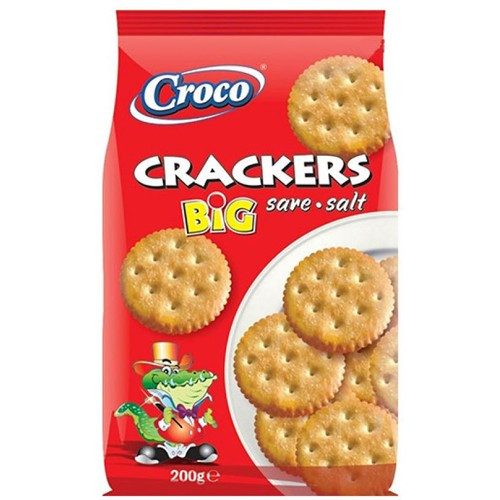 CROCO big crackers με αλάτι 200gr – Αλμυρά Snacks