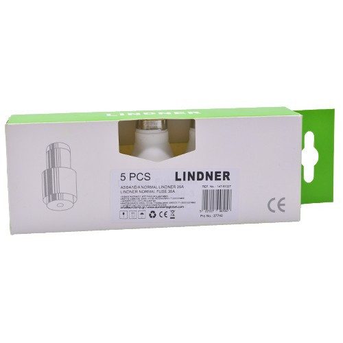 EUROLAMP ασφάλεια normal lindner 35A 5τεμ – Ασφάλειες Τήξεως