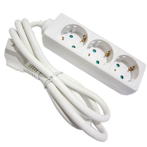ELECTROPACK πολύμπριζο 3 θέσεων με 1,5m σούκο – Πολύπριζα και Ταφ