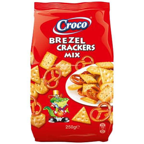 CROCO crackers brezel mix 250gr – Αλμυρά Snacks