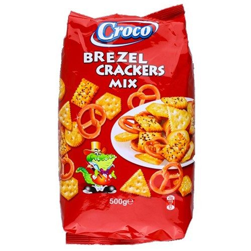 CROCO crackers brezel mix 500gr – Αλμυρά Snacks