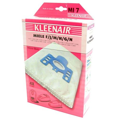 KLEENAIR σακούλα για ηλεκτρική σκούπα Miele F/J/M/H/G/N 4τεμ – Σακούλες Σκούπας