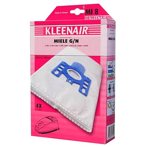KLEENAIR σακούλα για ηλεκτρική σκούπα Miele G/N 4τεμ – Σακούλες Σκούπας