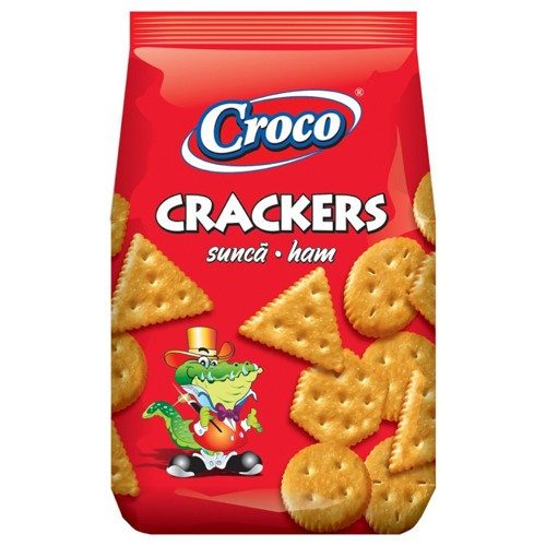 CROCO crackers με ζαμπόν 100gr – Αλμυρά Snacks