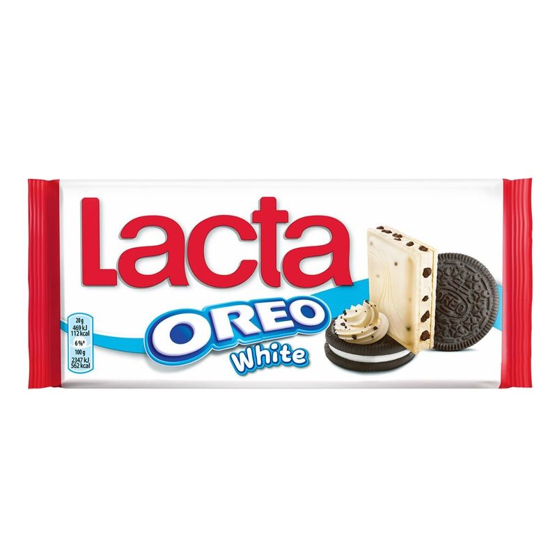 LACTA σοκολάτα λευκή με oreo 100gr – Σοκολάτες