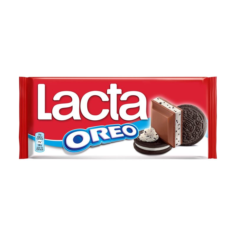 LACTA σοκολάτα γάλακτος με oreo 105gr – Σοκολάτες