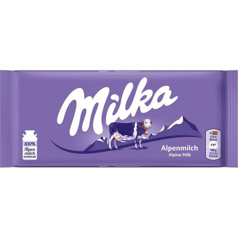 MILKA σοκολάτα γάλακτος alpine milk 90gr – Σοκολάτες