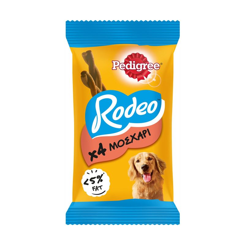 PEDIGREE rodeo sticks μοσχάρι 4τεμ 70gr – Λιχουδιές/Σνακ Σκύλων