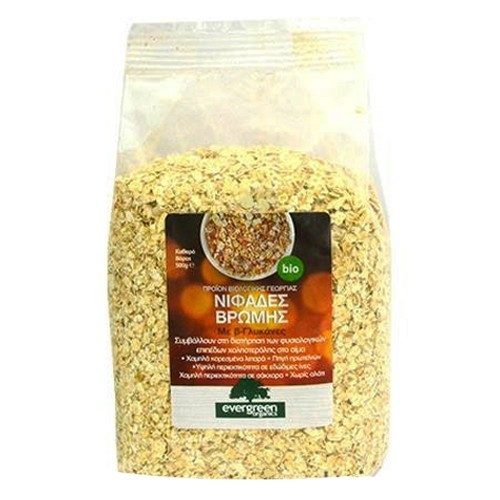 EVERGREEN ORGANICS νιφάδες βρώμης 500gr – Δημητριακά