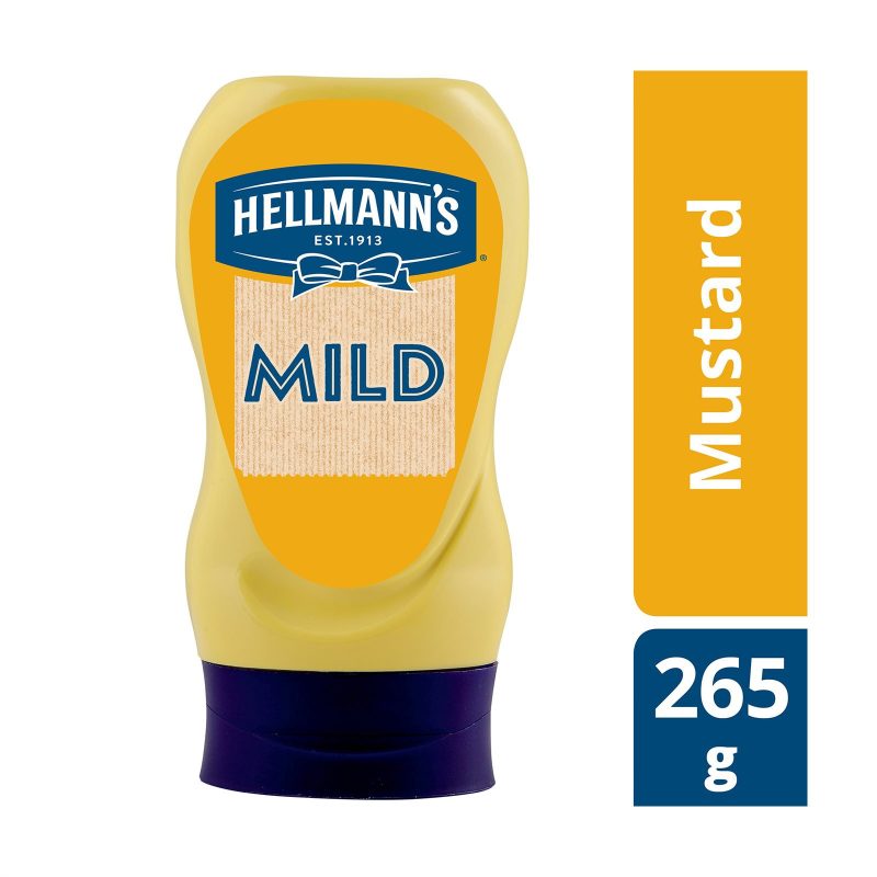 HELLMANN'S μουστάρδα απαλή top down 265gr – Σάλτσες και Dressings