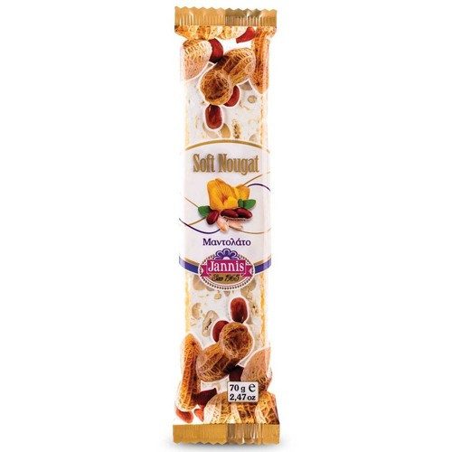 JANNIS μαντολάτο με φυστίκια 70gr – Παραδοσιακά Γλυκά