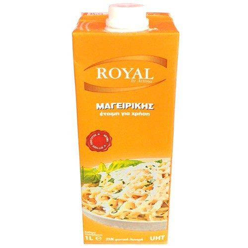 ROYAL φυτική κρέμα μαγειρικής 23% 1lt – Υλικά Μαγειρικής