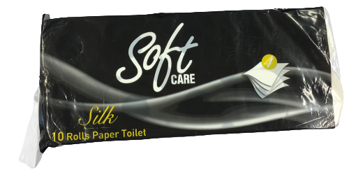 SOFTCARE χαρτί υγείας Soft Silk 4φυλλο 10x95gr – Χαρτιά Υγείας
