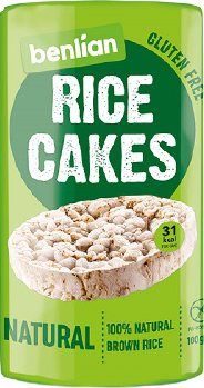 BENLIAN FOOD Rice Cakes ρυζογκοφρέτα natural 100gr – Αλμυρά Snacks