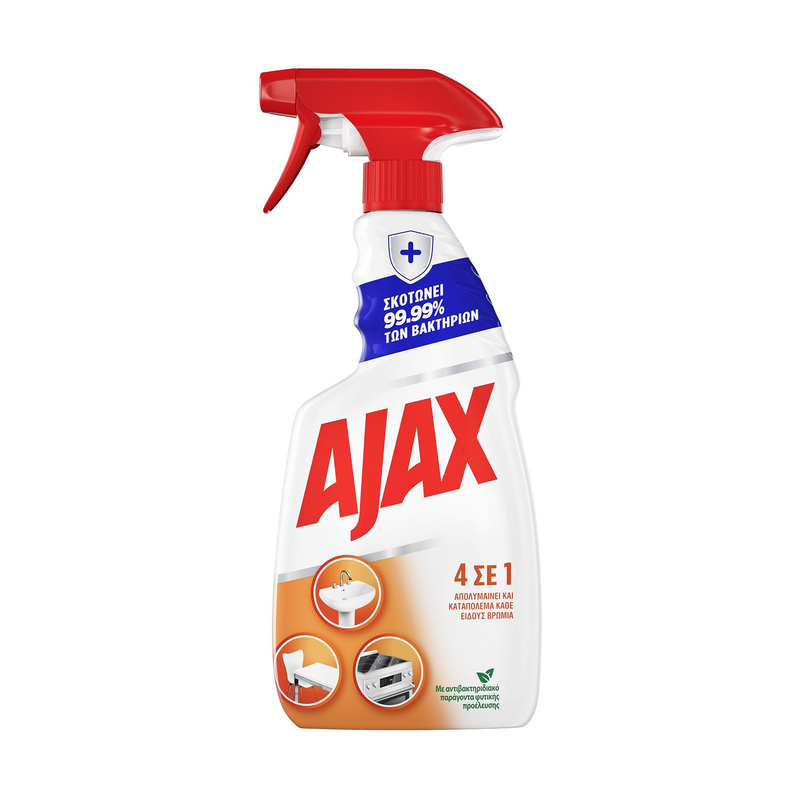 AJAX 4 σε 1 καθαριστικό γενικής χρήσης με αντλία 500ml – Καθαριστικά Επιφανειών