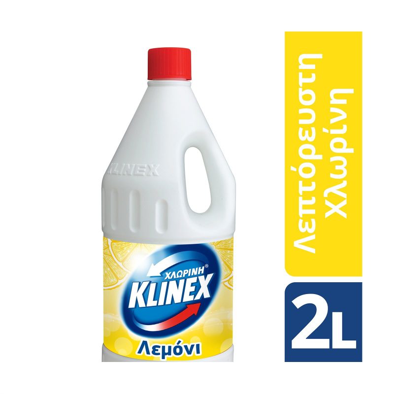 KLINEX χλωρίνη λεπτόρρευστη λεμόνι 2lt – Καθαριστικά Μπάνιου