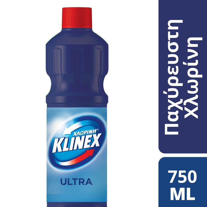 KLINEX χλωρίνη παχύρρευστη μπλε 750ml – Καθαριστικά Μπάνιου