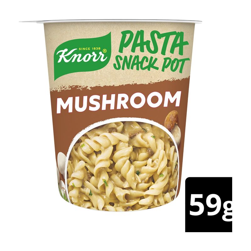 KNORR snack pot pasta mushroom 59gr – Τρόφιμα Μακράς Συντήρησης
