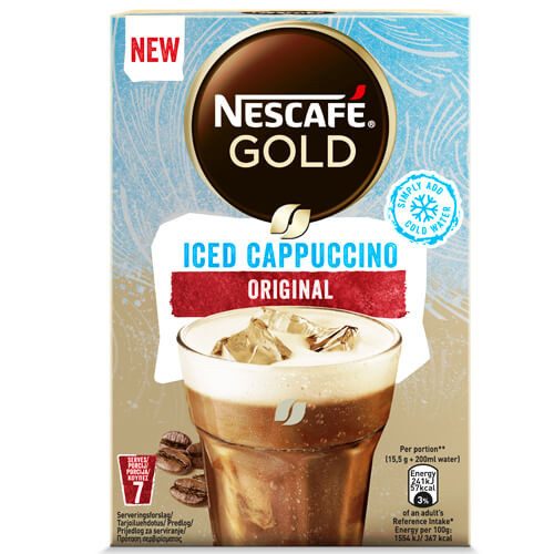 NESCAFE gold στιγμιαίος καφές σε sticks iced cappuccino 7x15,5gr – Καφέδες