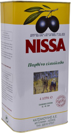NISSA παρθένο ελαιόλαδο 4lt