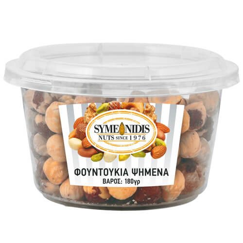 ΣΥΜΕΩΝΙΔΗΣ φουντούκια ψημένα 180gr – Συμεωνίδης – Ξηροί Καρποί και Αποξηραμένα Φρούτα