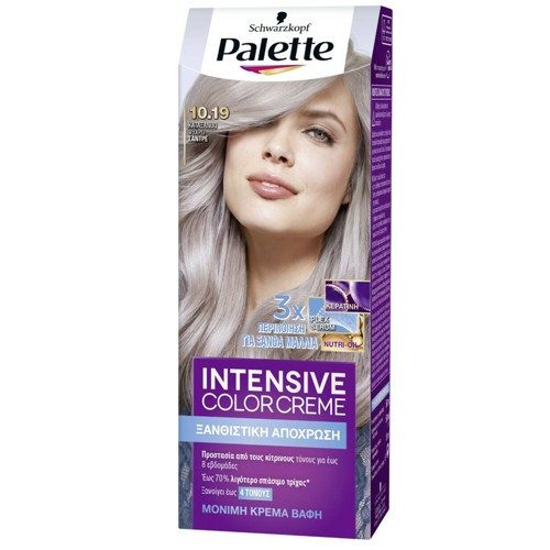 SCHWARZKOPF Palette intensive color creme 10,19 κατάξανθο ψυχρό σαντρέ 50ml – Βαφές Μαλλιών