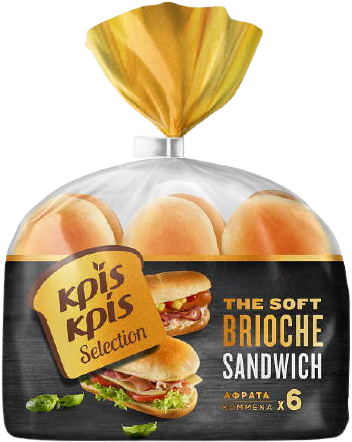 ΚΡΙΣ ΚΡΙΣ the soft brioche ψωμάκια σάντουιτς 6x57gr – Αρτοσκευάσματα