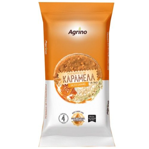 AGRINO ρυζογκοφρέτα αλατισμένη καραμέλα 70gr – Αλμυρά Snacks