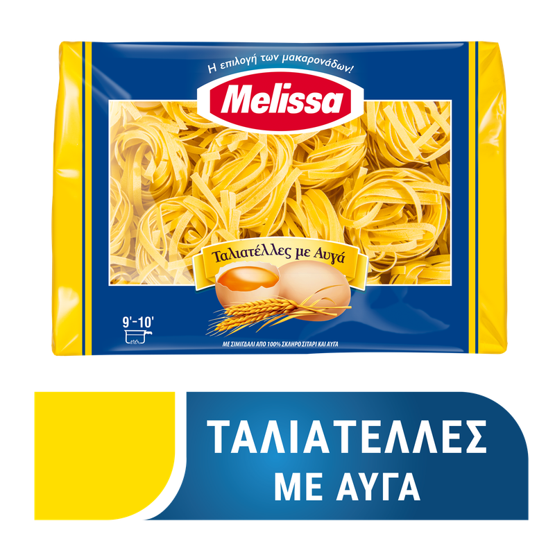 MELISSA ζυμαρικά ταλιατέλλες με αυγά 500gr