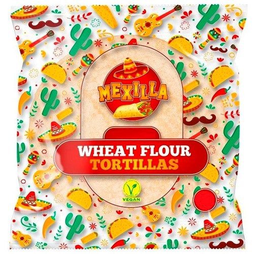MEXILLA τορτίγια σίτου 25cm 6τεμ 360gr – Αρτοσκευάσματα