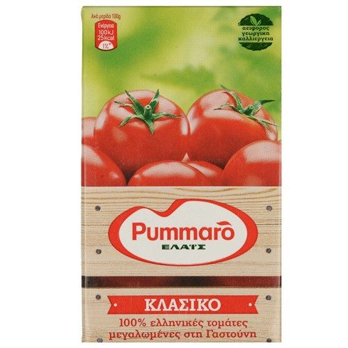 PUMMARO χυμός τομάτας κλασικός 1kg – Σάλτσες και Dressings