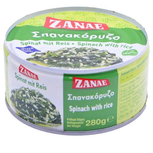 ΖΑΝΑΕ σπανακόρυζο 280gr – Ζαναέ – Τρόφιμα Μακράς Συντήρησης