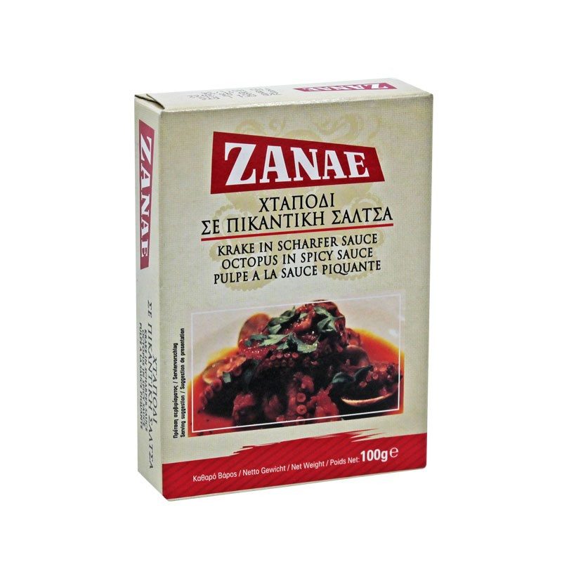 ΖΑΝΑΕ χταπόδι σε πικάντικη σάλτσα 100gr – Ζαναέ – Τρόφιμα Μακράς Συντήρησης
