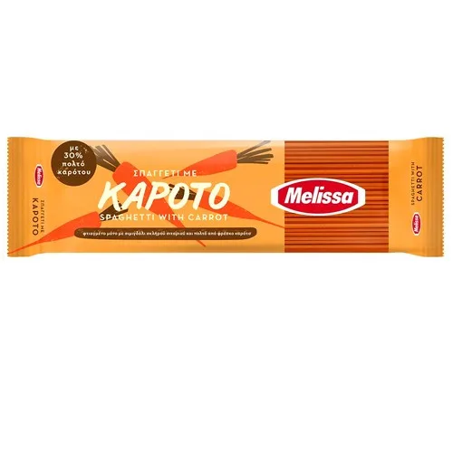 MELISSA ζυμαρικά σπαγγέτι με καρότο 400gr