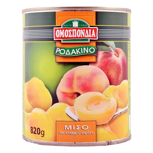 ΟΜΟΣΠΟΝΔΙΑ κομπόστα ροδάκινο 820gr – Ομοσπονδία – Τρόφιμα Μακράς Συντήρησης