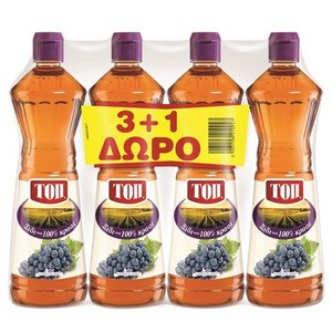 ΤΟΠ ξύδι κόκκινο 4x350ml – Ξίδι