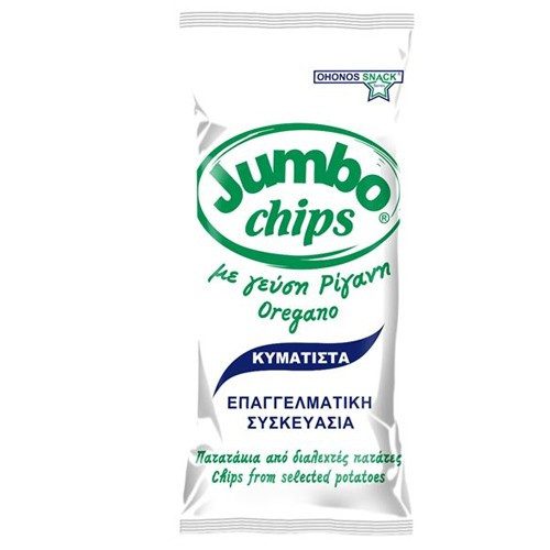 OHONOS SNACKS Jumbo chips κυματιστά με ρίγανη 280gr – Πατατάκια