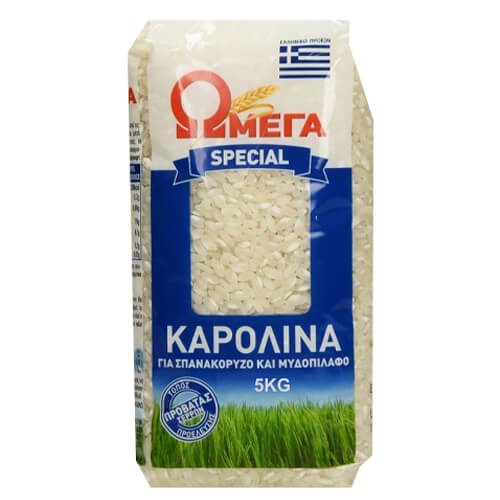 ΩΜΕΓΑ ρύζι καρολίνα 5kg – Ωμέγα