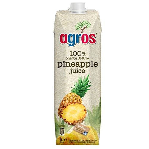 AGROS χυμός ανανά 1lt – Χυμοί