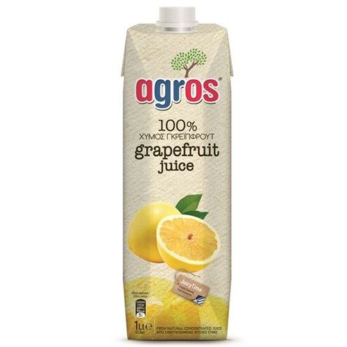 AGROS χυμός γκρέιπφρουτ 1lt – Χυμοί