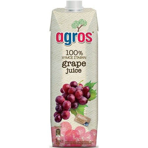 AGROS χυμός κόκκινο σταφύλι 1lt – Χυμοί