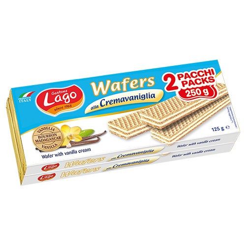 ELLEDI lago wafer doppio με βανίλια 2x125gr – Σοκολάτες